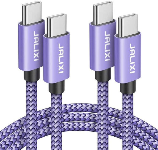 USB C to USB C Cable [3Ft, 2-Pack], USBC to USBC Cable Type C 60W Charger Cord Fast Charging for Iphone 16/15 Series, for Ipad Pro/Air/Mini, for Macbook, Galaxy S25 Ultra and More