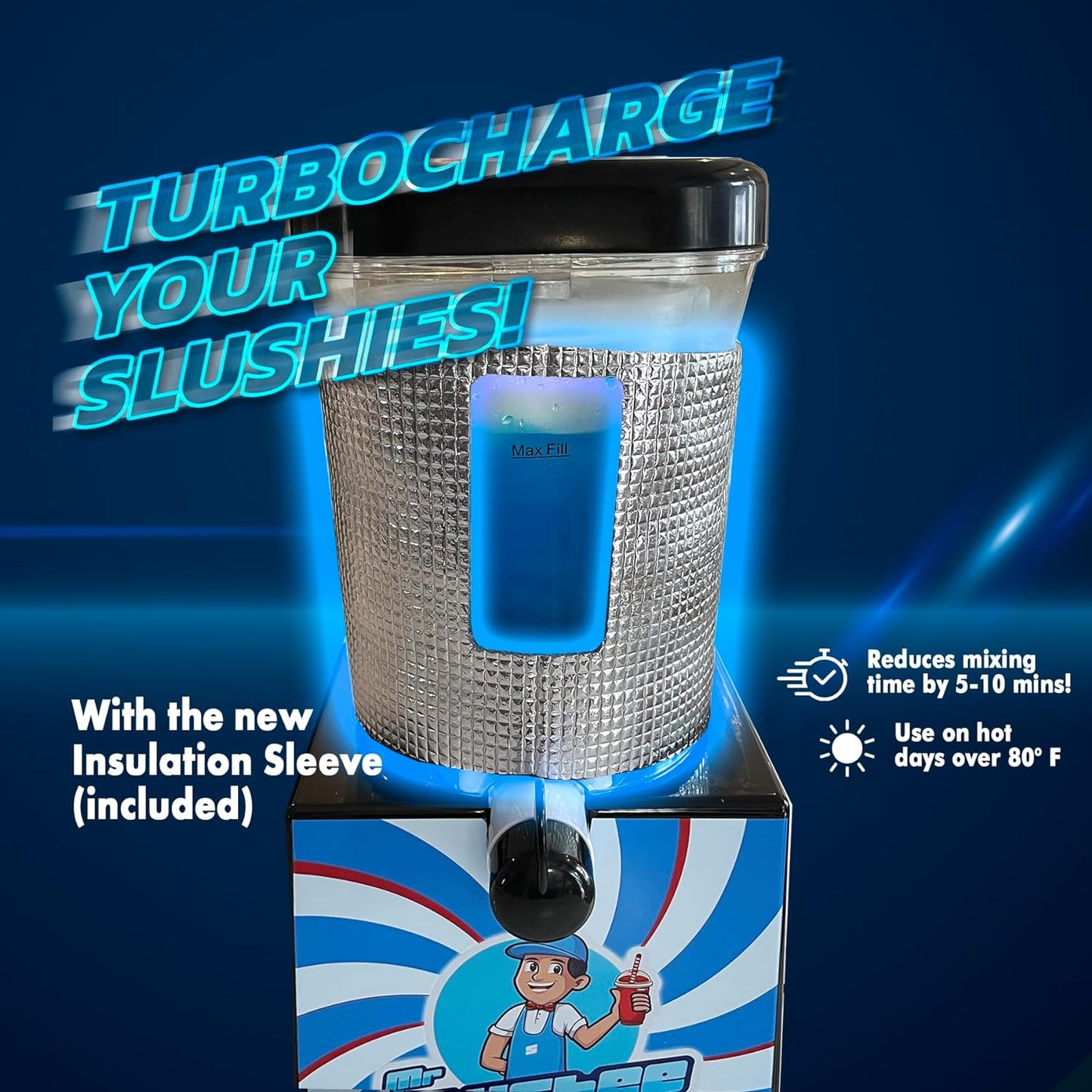 Home-Use Slushie Machine, New and Improved Countertop Slushy Maker for Kitchen,