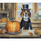 Beagle Fall Kitchen Pumpkins Memory Foam Kitchen Mat
